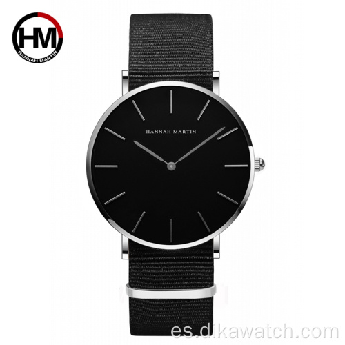Reloj Hannah Martin CH02 para hombre, reloj de pulsera de cuarzo resistente al agua de lujo de la mejor marca, relojes de negocios de cuero para niños